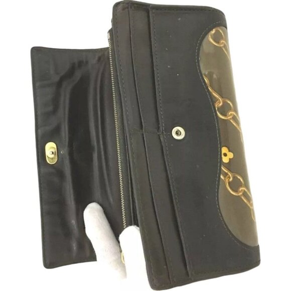 413220AX (X3) Louis Vuitton Wallet Long Brown Monogram Charms - Picture 5 of 9